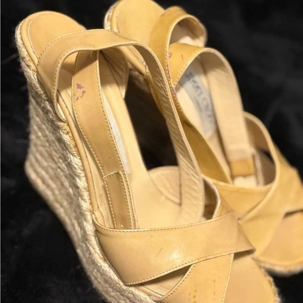 Jimmy Choo Cream Espadrilles with Suede Straps